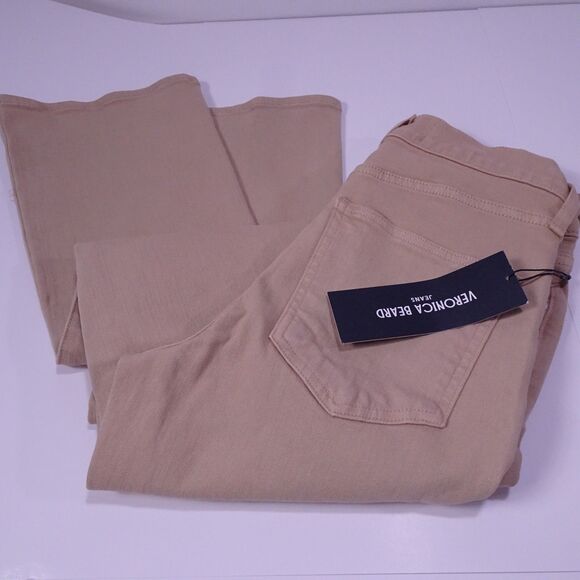 Veronica Beard Women's Carson high-rise Pants Jeans Sz 27 Khaki NWT 298 IRRG - Picture 9 of 10